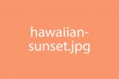 Hawaiian Vacation Sunset